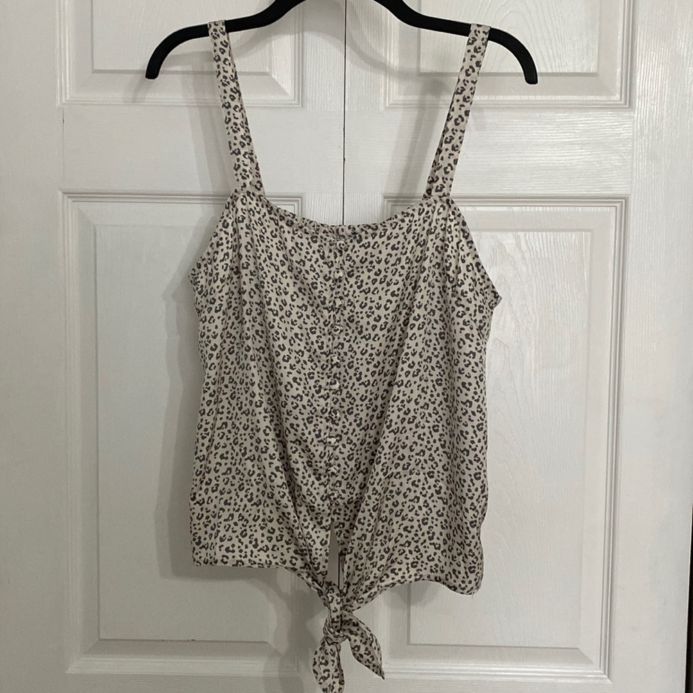 Cheetah Print Tank Top